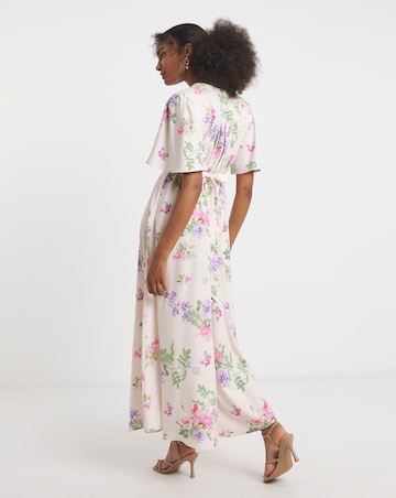 Flounce London Floral Maxi Dress