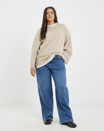 Oatmeal Crew Neck Jumper
