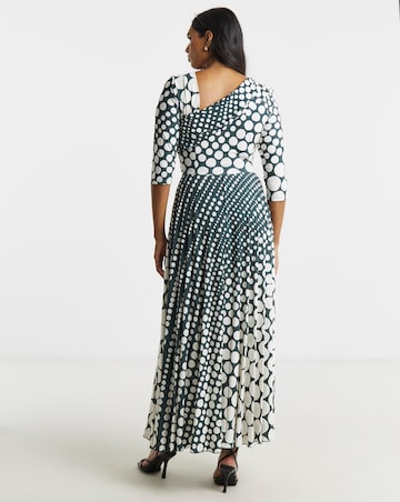 Joanna Hope Pleated Jersey Dress