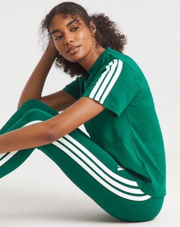 adidas 3 Stripe Training T-Shirt