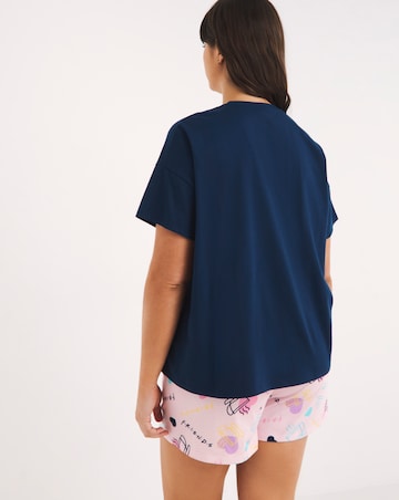 Friends Cotton Pyjama Shortie Set