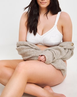 Triumph Doreen Cotton Full Cup Non Wired Bra White