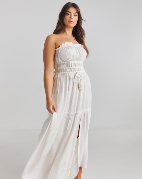 Bandeau Maxi Beach Dress