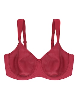 Triumph Essential Minimiser Wired Bra Crimson
