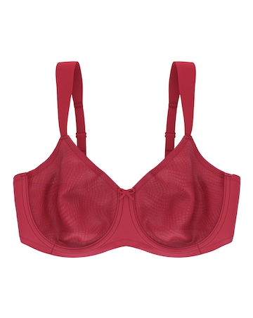 Triumph Essential Minimiser Wired Bra Crimson