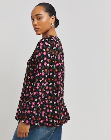Ditsy Floral Supersoft Criss Cross Floaty Top