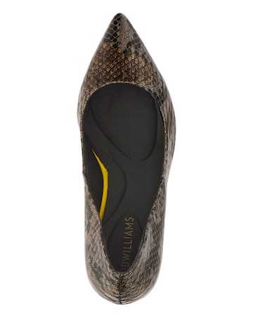 Ultimate Comfort Pointed Toe Court Shoes Wide E Fit