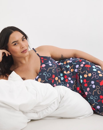 Simply Be Value Cami Maxi Nightie Cherry Print