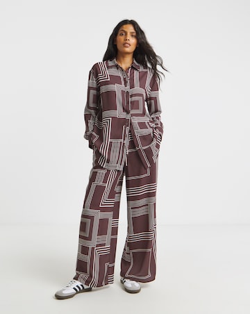 Printed Oversized Shirt