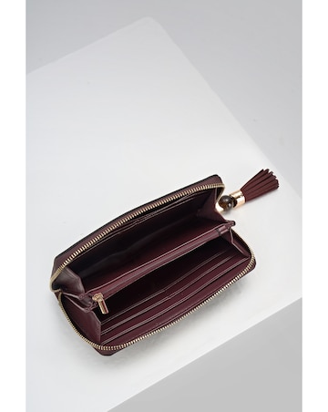 Luella Grey Capriana Black Cherry Large Purse