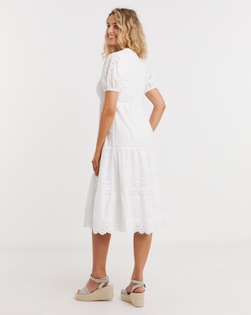 Joe Browns Penelope Broderie Midi Dress