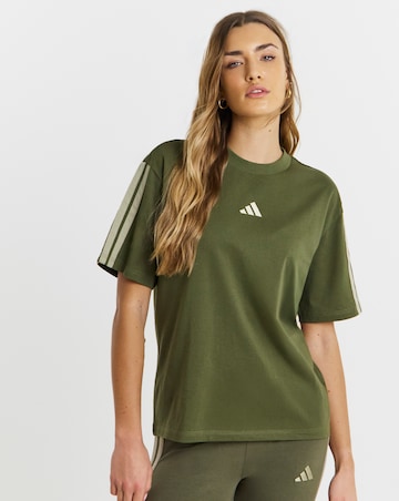 adidas 3 Stripes Boyfriend T-Shirt