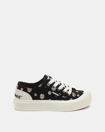 Rocket Dog Dixie Daisy Jazzin Plus Lace Up Canvas Trainers