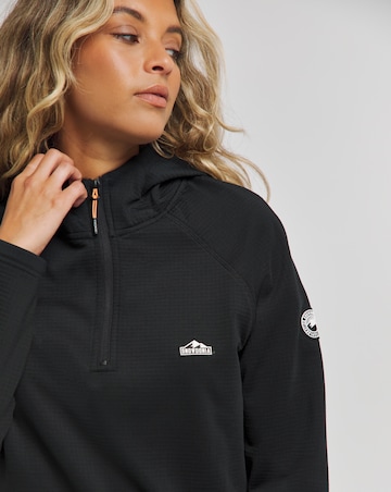Snowdonia Black Grid Fleece Base Layer