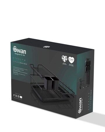 Swan Stealth 15 Plate Dish Rack