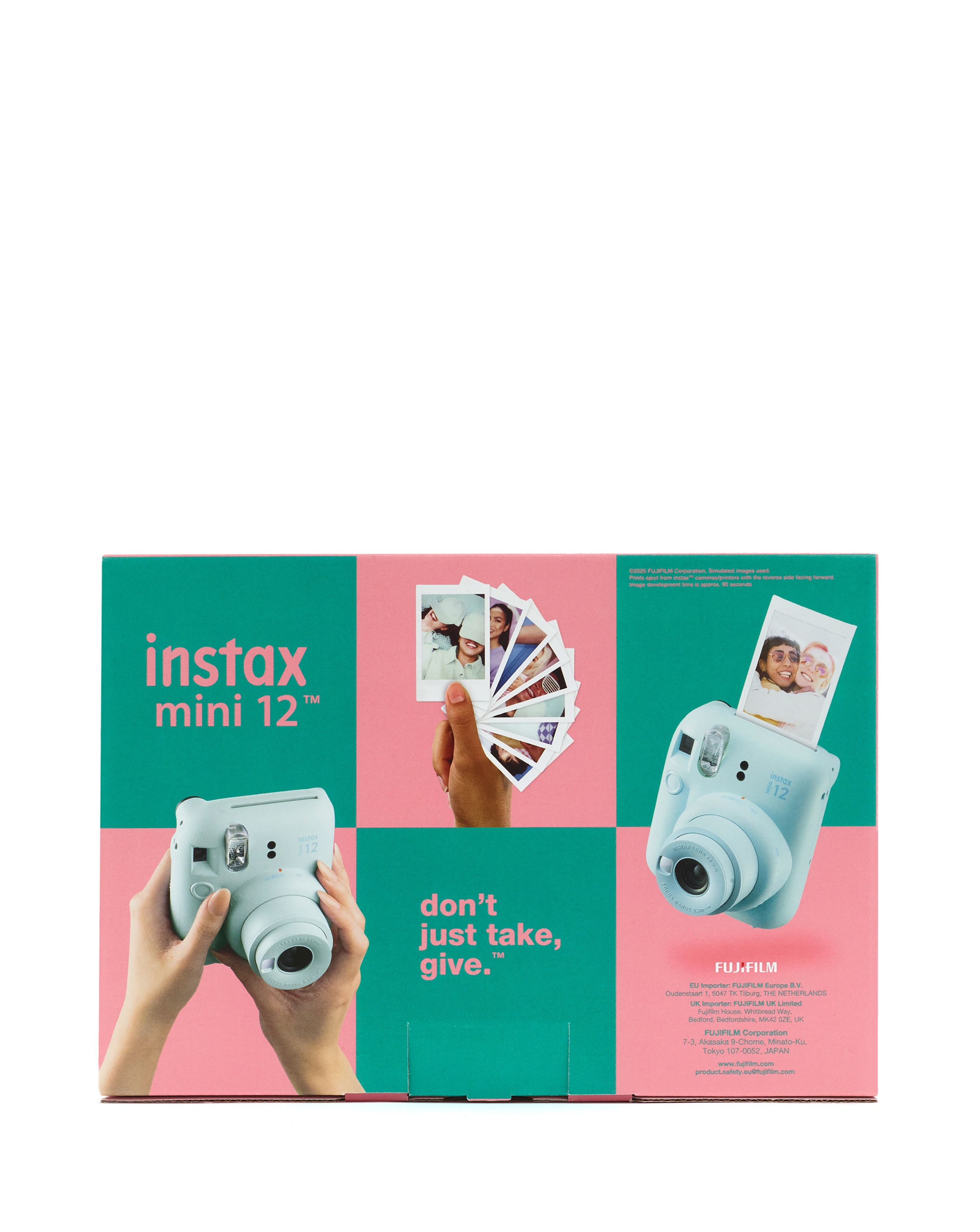 Fujifilm Instax Mini 12 Mint Green Camera + Shot Film + Case +
