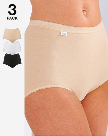 Sloggi 3 Pack Basic Maxi Cotton Knickers