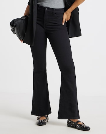 Black 24/7 Bootcut Jeans