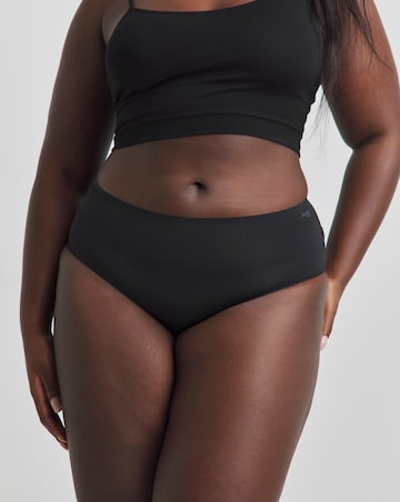 Sloggi 2Pack Zero One Midi Knickers Black