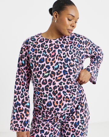 Pretty Secrets Value Leopard Long Sleeve Pyjama Set