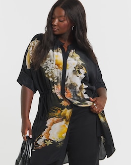 Religion Short Sleeve Floral Lola Tunic
