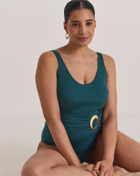MAGISCULPT Medium Control Belt Detail Swimsuit
