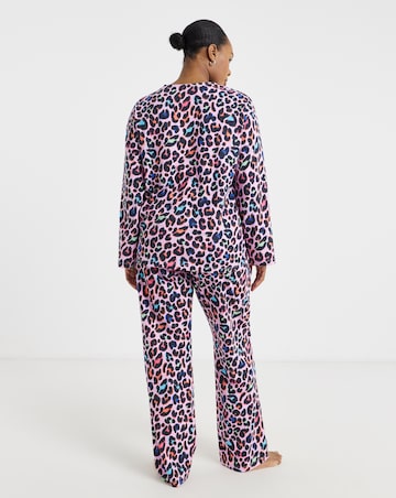 Pretty Secrets Value Leopard Long Sleeve Pyjama Set