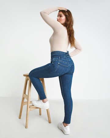 Skinny Highwaisted Corset Jeans