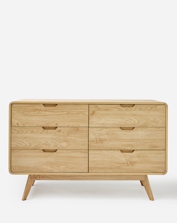 Oslo 6 Drawer Wide Chest
