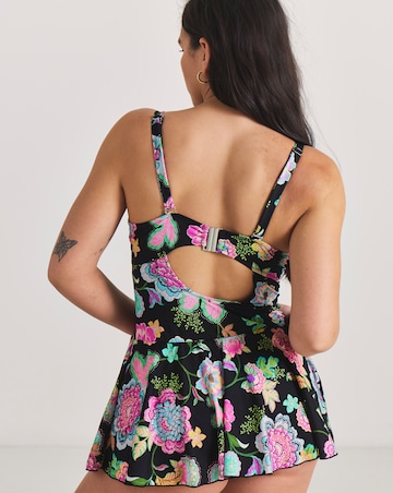 Figleaves Tummy Control Underwired Bandeau Swimdress