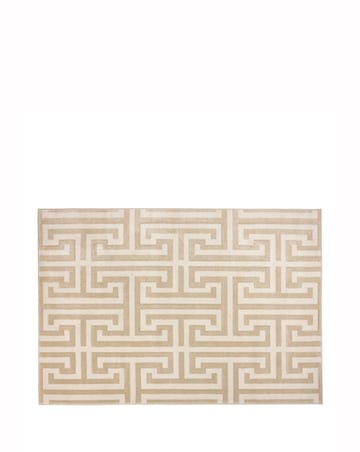 Greek Key Textured Rug