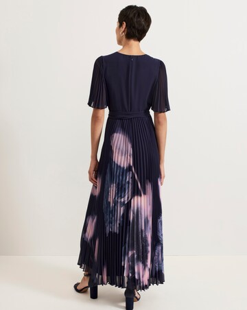 Phase Eight Abigail Printed Pleat Maxi Dress