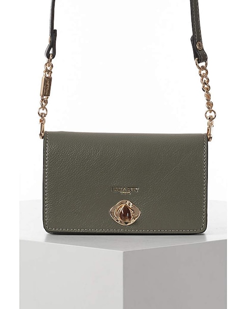 Luella Grey Eloise Khaki Phone Bag