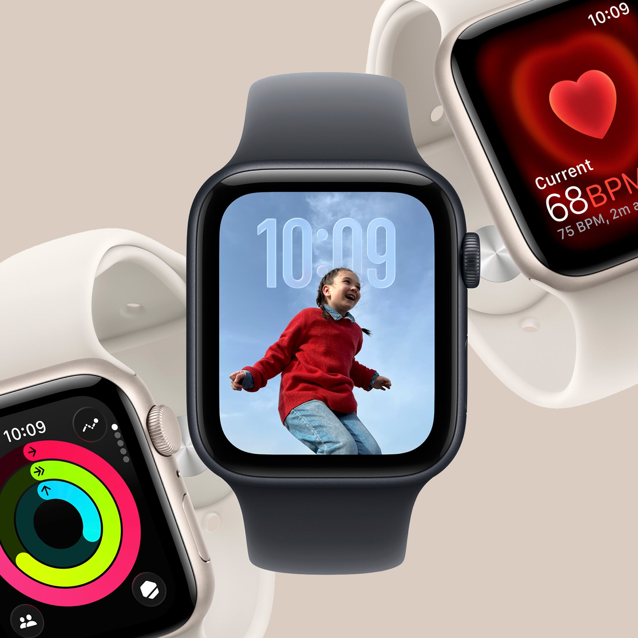 A group shot of Apple Watch Series