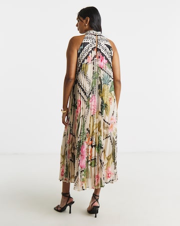 Joanna Hope Pleated Trapeze Dress