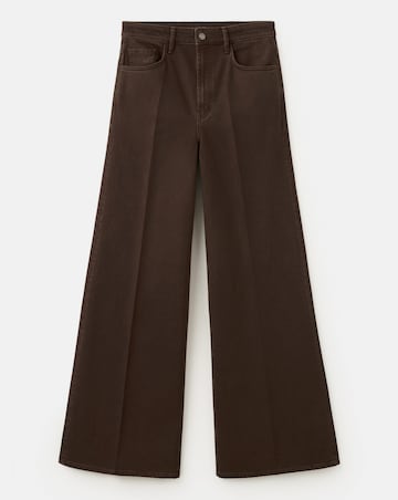 Mango High-Waisted Wide Leg Jean