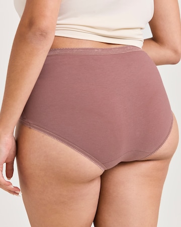 Sloggi (3 Pack) Basic Midi Knickers Cocoa Multi