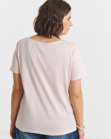 Charcoal, Sage & Pink 3 Pack Slash Neck Short Sleeve Tops