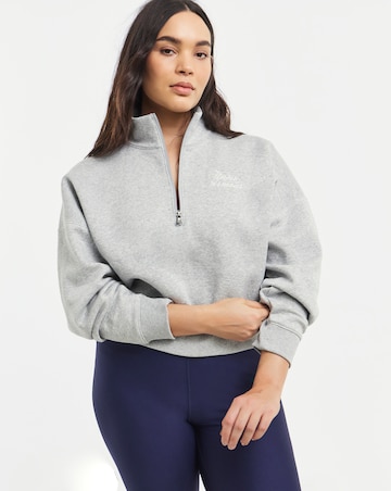 Under Armour Rival Script Half Zip Sweat