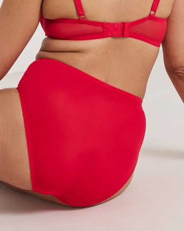 Pretty Secrets Ivy Lace Basic Full Brief Knickers Red