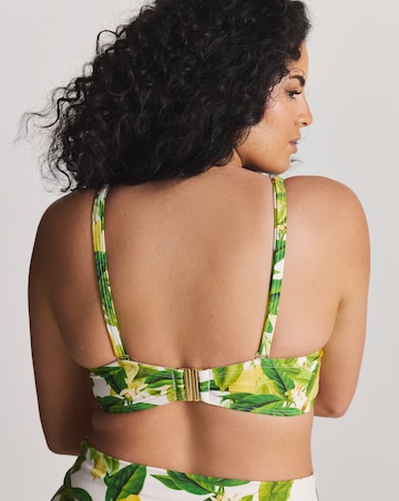 MAGISCULPT Twist Front Underwired Bandeau Bikini Top