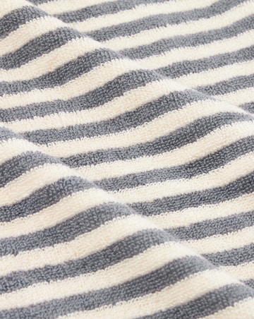 Yard Hebden Stripe Cotton Bathmat - Grey