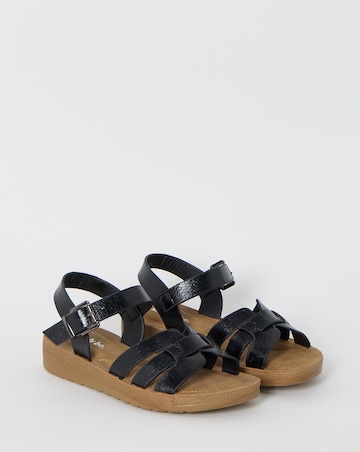 Trinity Two Part Comfort Sandals - Wide Fit (E)