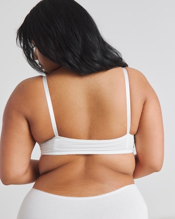 Pretty Secrets (2 Pack) Elana Full Cup Front Fastening Bras (B-F) Black/White