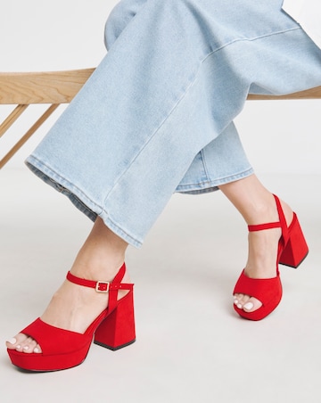 Jive Two Part Platform Heels - Extra Wide Fit (EEE)