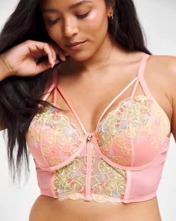 Simply Be Embroidery U/W 1/4 Pad Corset