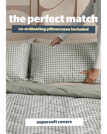 Silentnight Summer Breeze Seersucker Coverless 2.5 Tog Duvet and Pillowcase Set