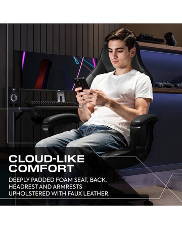 X Rocker Tempest Ergonomic PC Office Gaming Chair - Black