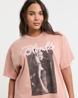 Blush Pink Blondie License T-Shirt