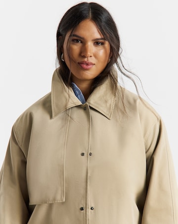 Stone Maxi Trench Coat